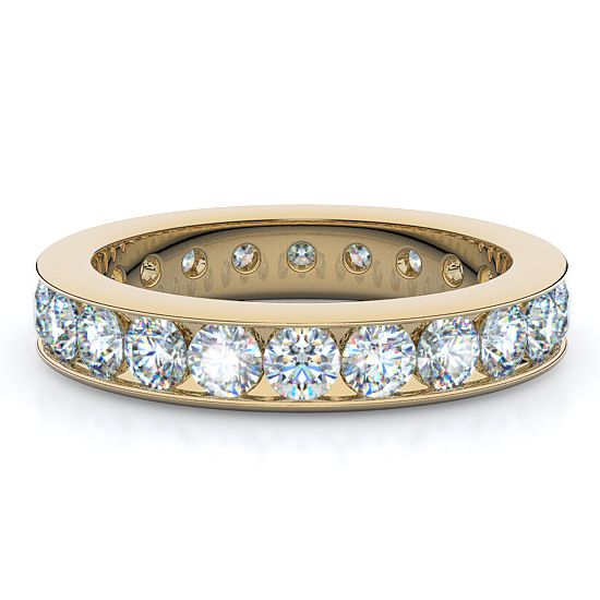 Channel Set Diamond Eternity Band