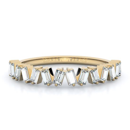 Baguette Diamond Ring (14K Yellow Gold)
