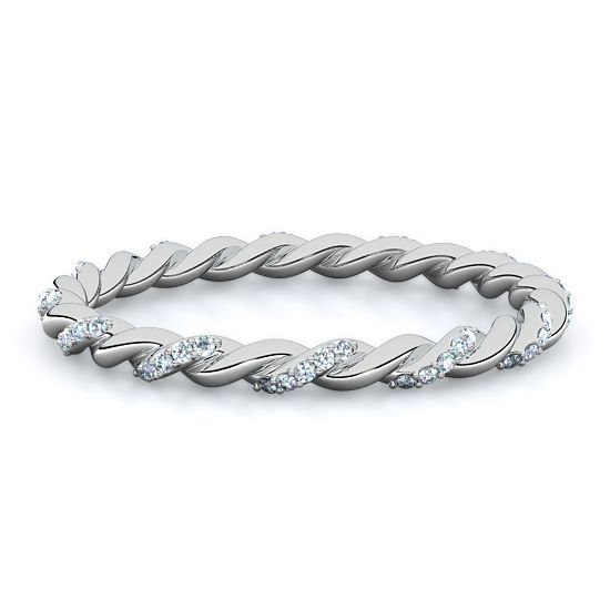 Diamond Rope Eternity Band (Platinum)