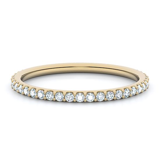 Pave Diamond Ring (18K Yellow Gold)