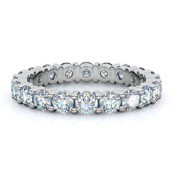 Round Diamond Eternity Band (0.50-3.50 Ctw) (Platinum)
