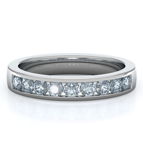 Nine Stone Mens Diamond Ring 1.00 - 2.40 Ctw. (Platinum)