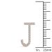 Letter ''J'' Pendant - 14K Rose Gold