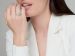 Oval Brilliant Eight Prong Classic Pave Diamond Ring